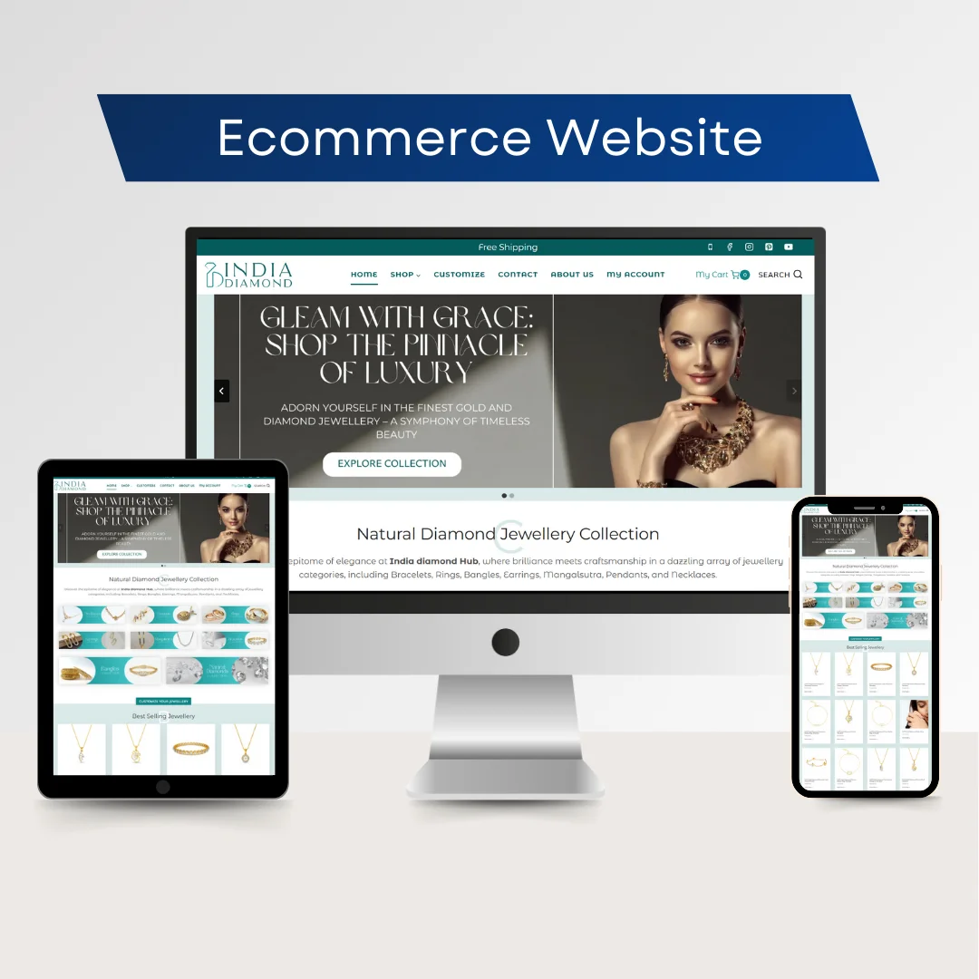 Indiadiamondhub.com- Ecommerce Website Development